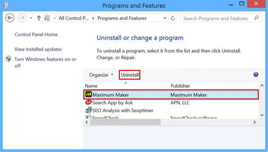 Uninstall Program Not Listed In Control Panel