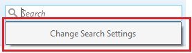 Go to Change Search Settings