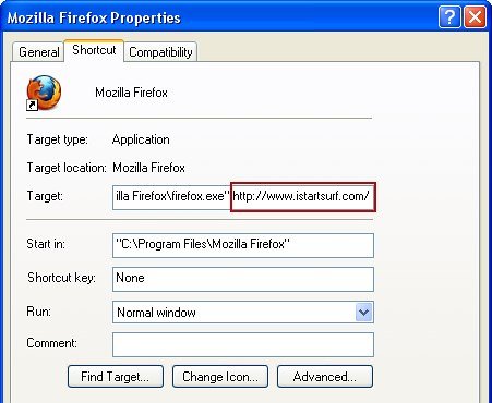 Fix the Firefox shortcut