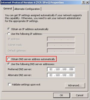 Ошибка 4010 dns server