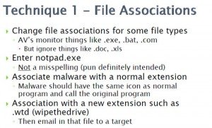 Technique 1 - File associations